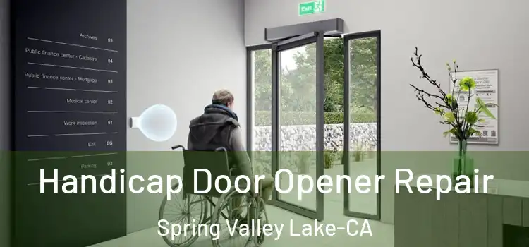  Handicap Door Opener Repair Spring Valley Lake-CA